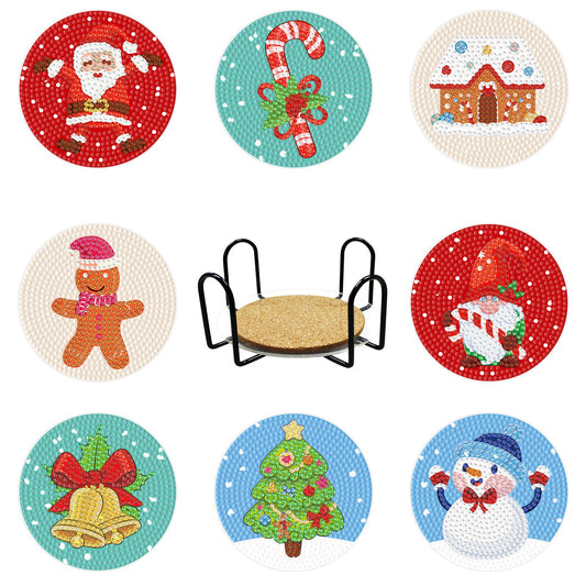 Merry Christmas - Table Coaster Diamond Painting