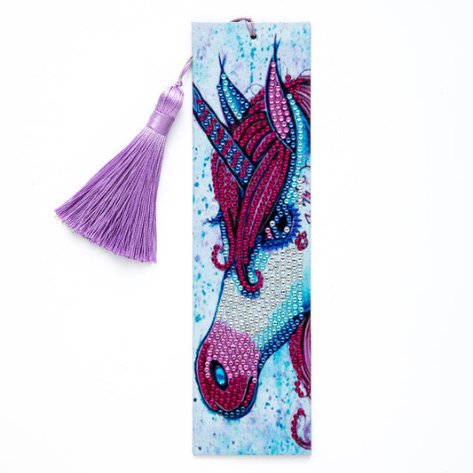 Unicorn with Red Hair Bookmark
