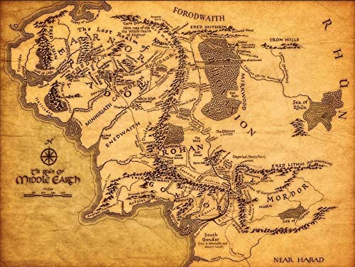 Grunge Style World Map Diamond Painting