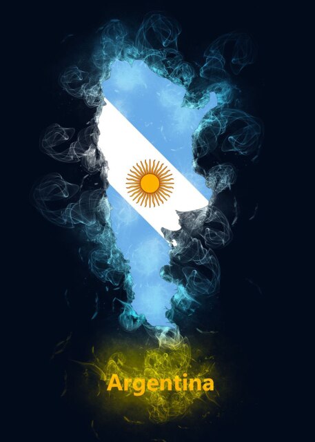 Argentina Country Map Diamond Painting