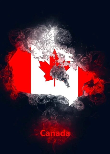 Canada Country Map Diamond Painting