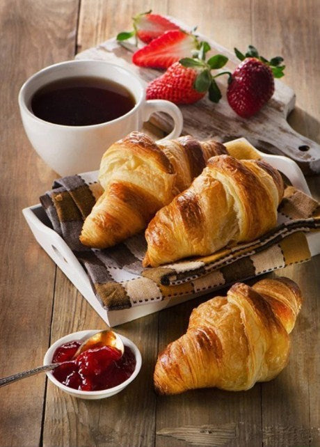 Croissants & Coffee Diamond Painting
