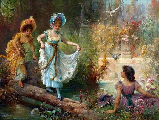 Crossing the Stream Paint by Diamonds