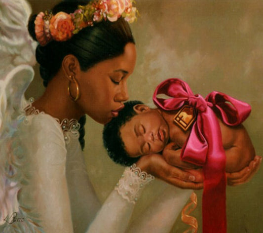 Mother & Baby's Love Paint by Diamonds