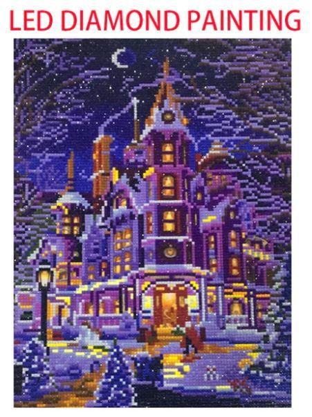 Winter Night House LED