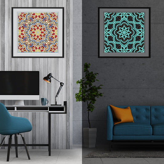 5D Glow in the dark Mandala Diamond Painting